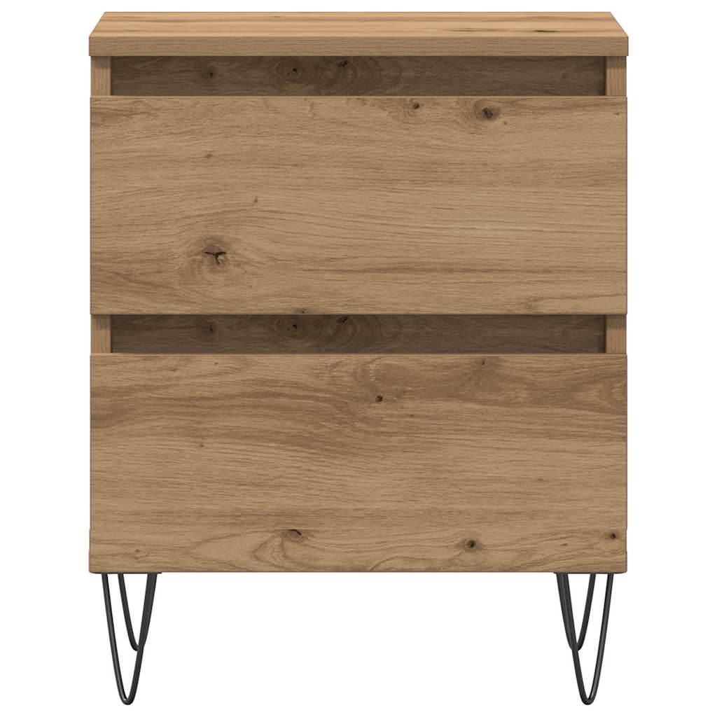 Bedside cabinet 2 pcs artisan oak 40 x 35 x 50 cm