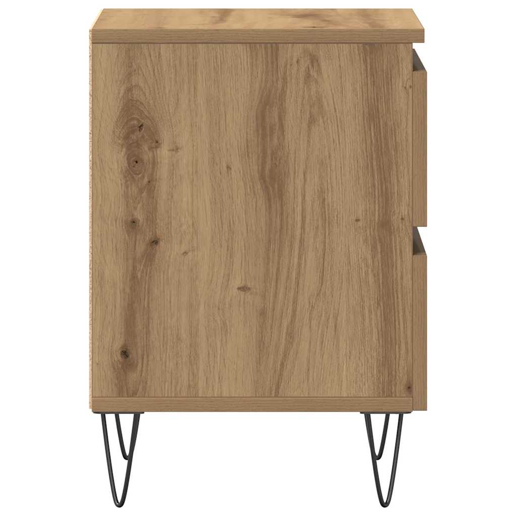 Bedside cabinet 2 pcs artisan oak 40 x 35 x 50 cm