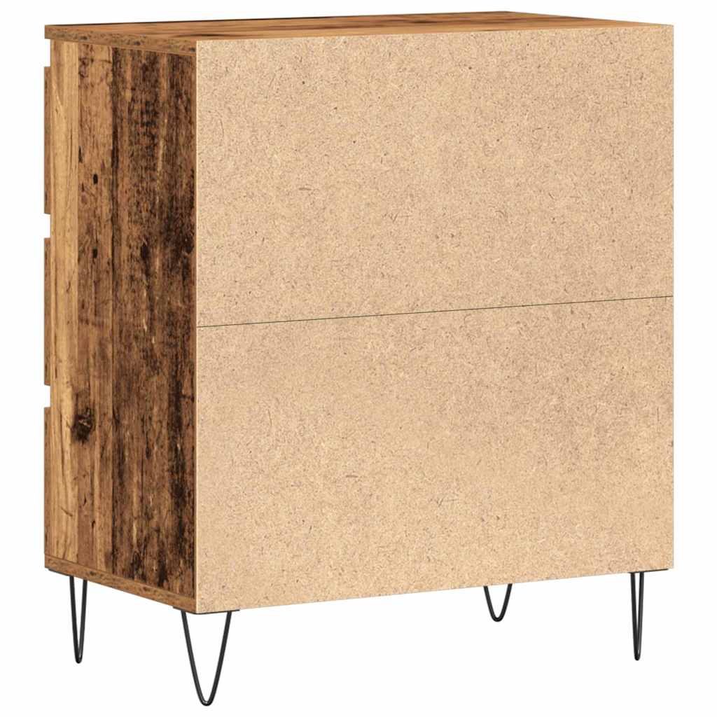 Cabinet with a drawer Old wood 60 x 35 x 70 cm Processed wood