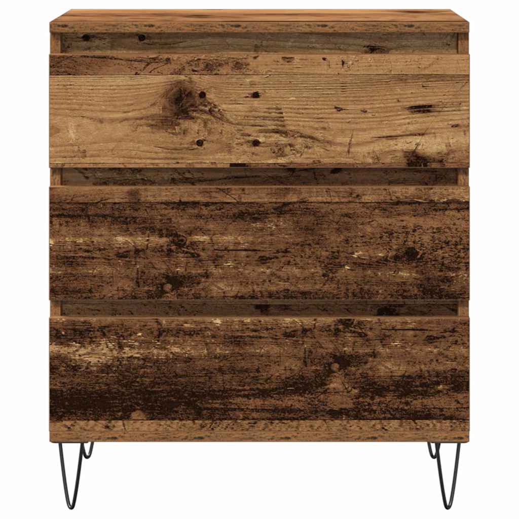 Cabinet with a drawer Old wood 60 x 35 x 70 cm Processed wood