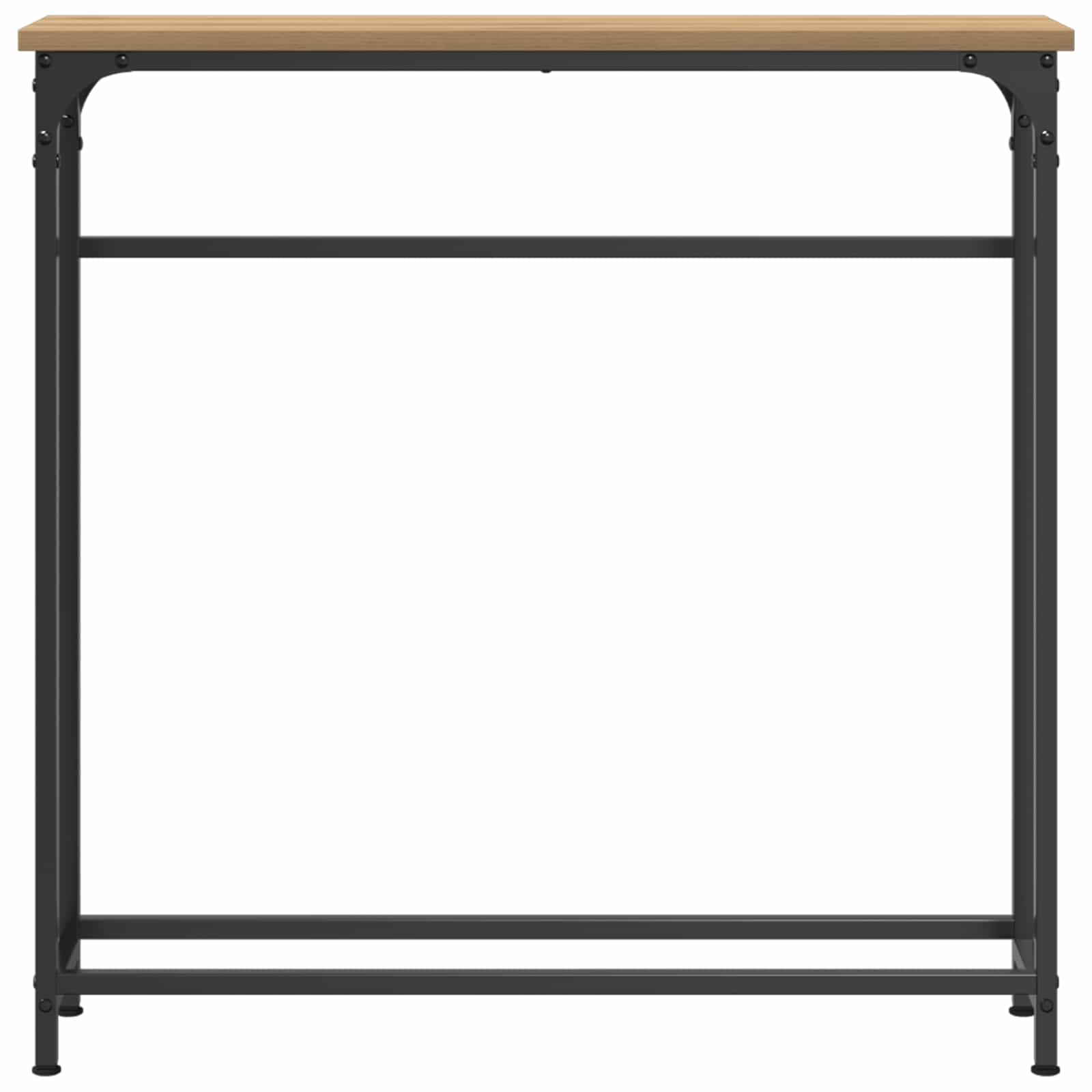 Console Table with Shelf Artisan Oak 75x19.5x75 cm