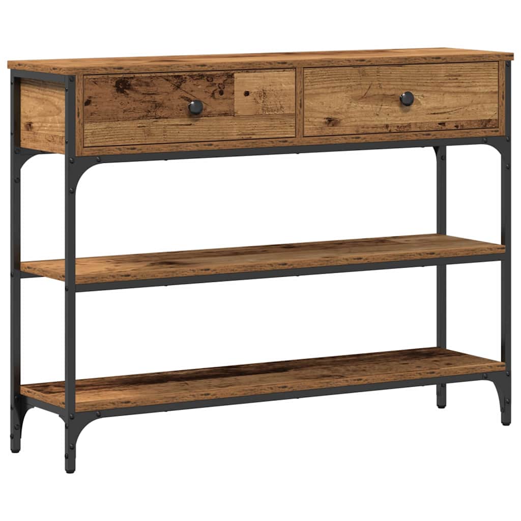 Konsolinis stalas Senas medis 100 x 25 x 75 cm Apdirbta mediena