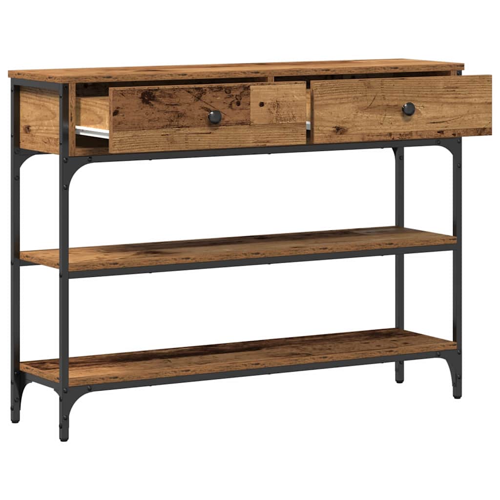 Konsolinis stalas Senas medis 100 x 25 x 75 cm Apdirbta mediena