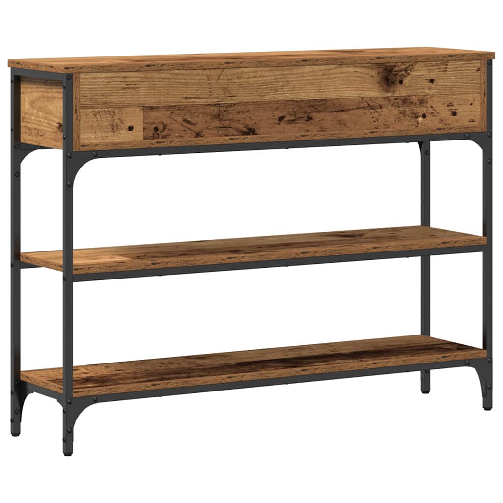 Konsolinis stalas Senas medis 100 x 25 x 75 cm Apdirbta mediena