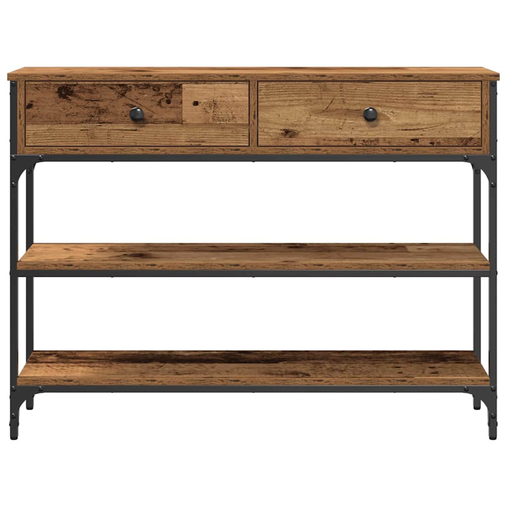Konsolinis stalas Senas medis 100 x 25 x 75 cm Apdirbta mediena