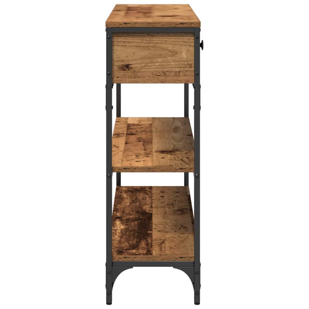 Konsolinis stalas Senas medis 100 x 25 x 75 cm Apdirbta mediena