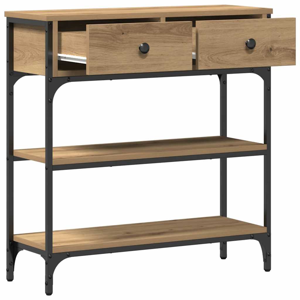 Konsolinis stalas Amatininkų ąžuolas 72.5 x 25 x 75 cm