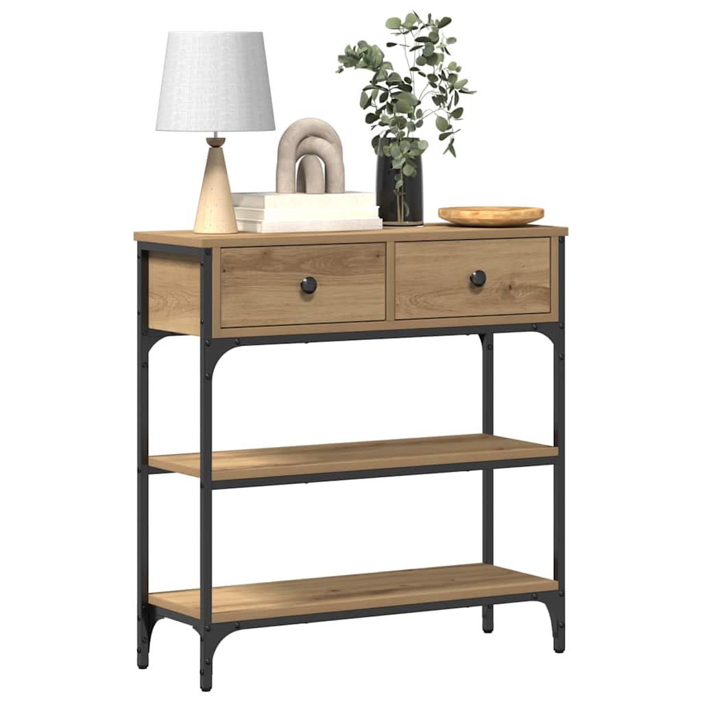 Konsolinis stalas Amatininkų ąžuolas 72.5 x 25 x 75 cm
