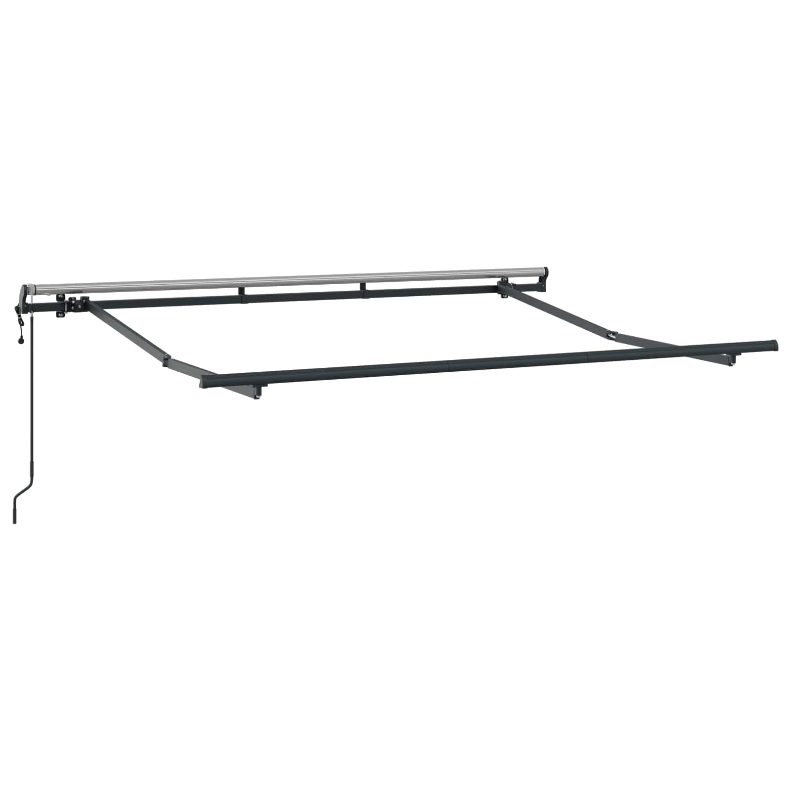 Retractable Awning Blue 250 x 200 cm Fabric