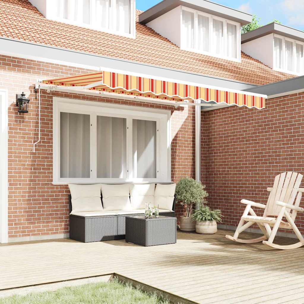 Ištraukiama markizė Geltona ir Oranžinė 250 x 200 cm audinys