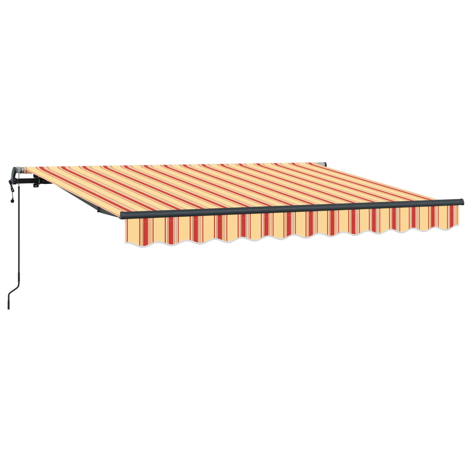 Ištraukiama markizė Geltona ir Oranžinė 250 x 200 cm audinys