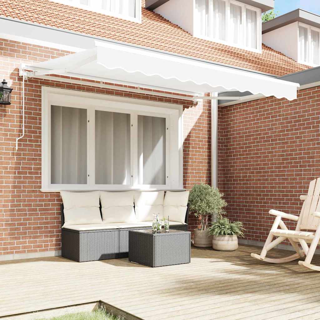 Markizės rėmas Baltas 250 x 200 cm Poliesteris su PU danga