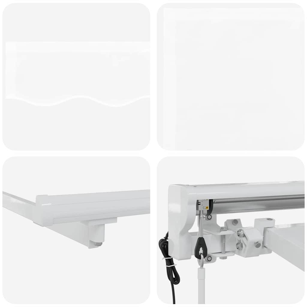 Markizės rėmas Baltas 250 x 200 cm Poliesteris su PU danga