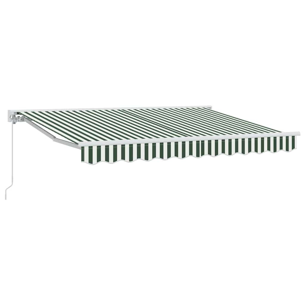 Markizės rėmas Žalia ir balta 250 x 200 cm