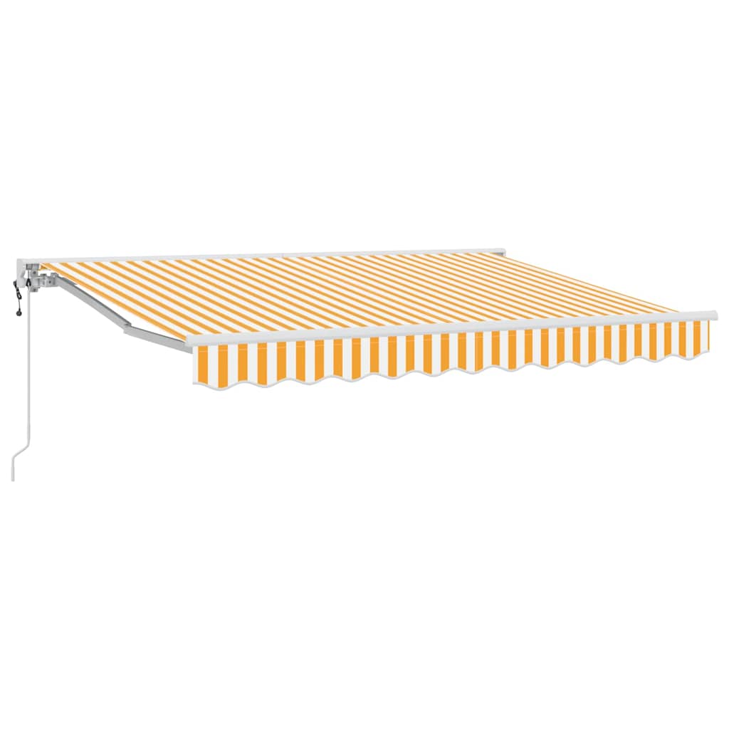 Markizės rėmas Geltona ir balta 300 x 200 cm