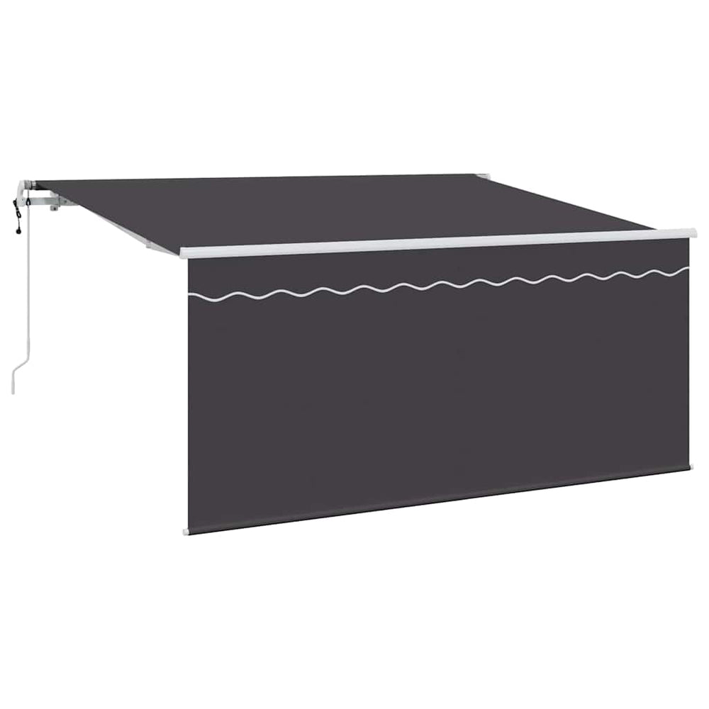Retractable awning Anthracite 300 x 200 cm