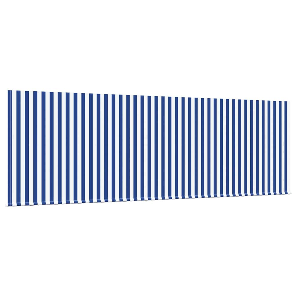 Izvelkama markīze Svītraina zila 350 x 200 cm audums