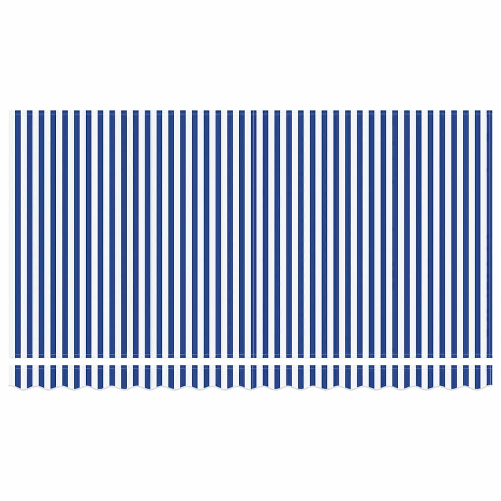 Izvelkama markīze Svītraina zila 350 x 200 cm audums