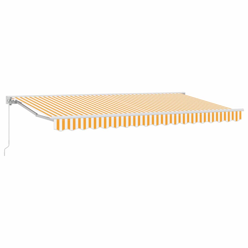 Markizės rėmas Geltona ir balta 350 x 200 cm
