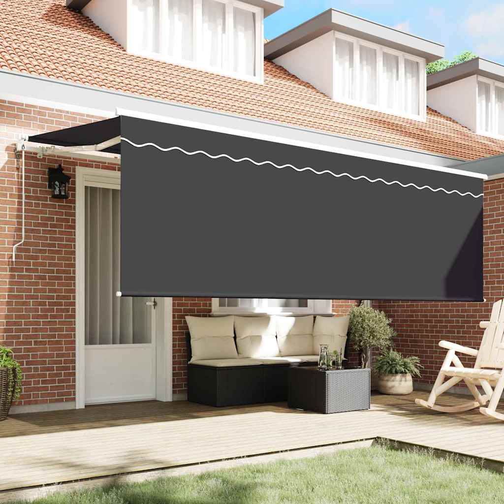 Elektrinė pavėsinė 3,5 x 2 m Antracito 100% poliesteris