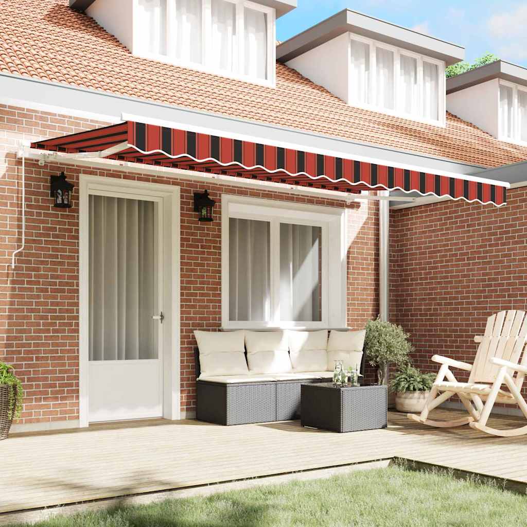 Ištraukiama markizė Geltona, oranžinė ir balta 3.5 x 2 m