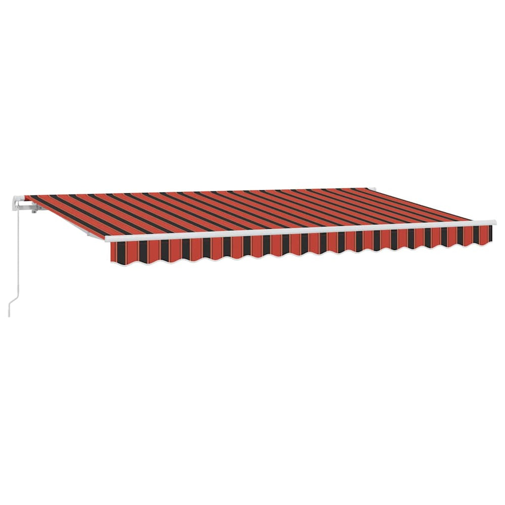 Ištraukiama markizė Geltona, oranžinė ir balta 3.5 x 2 m
