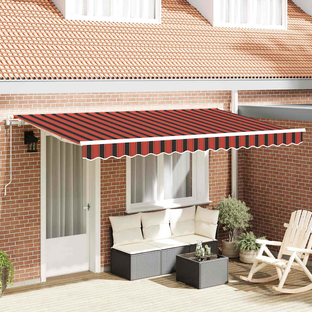 Ištraukiama markizė Geltona, oranžinė ir balta 3.5 x 2 m