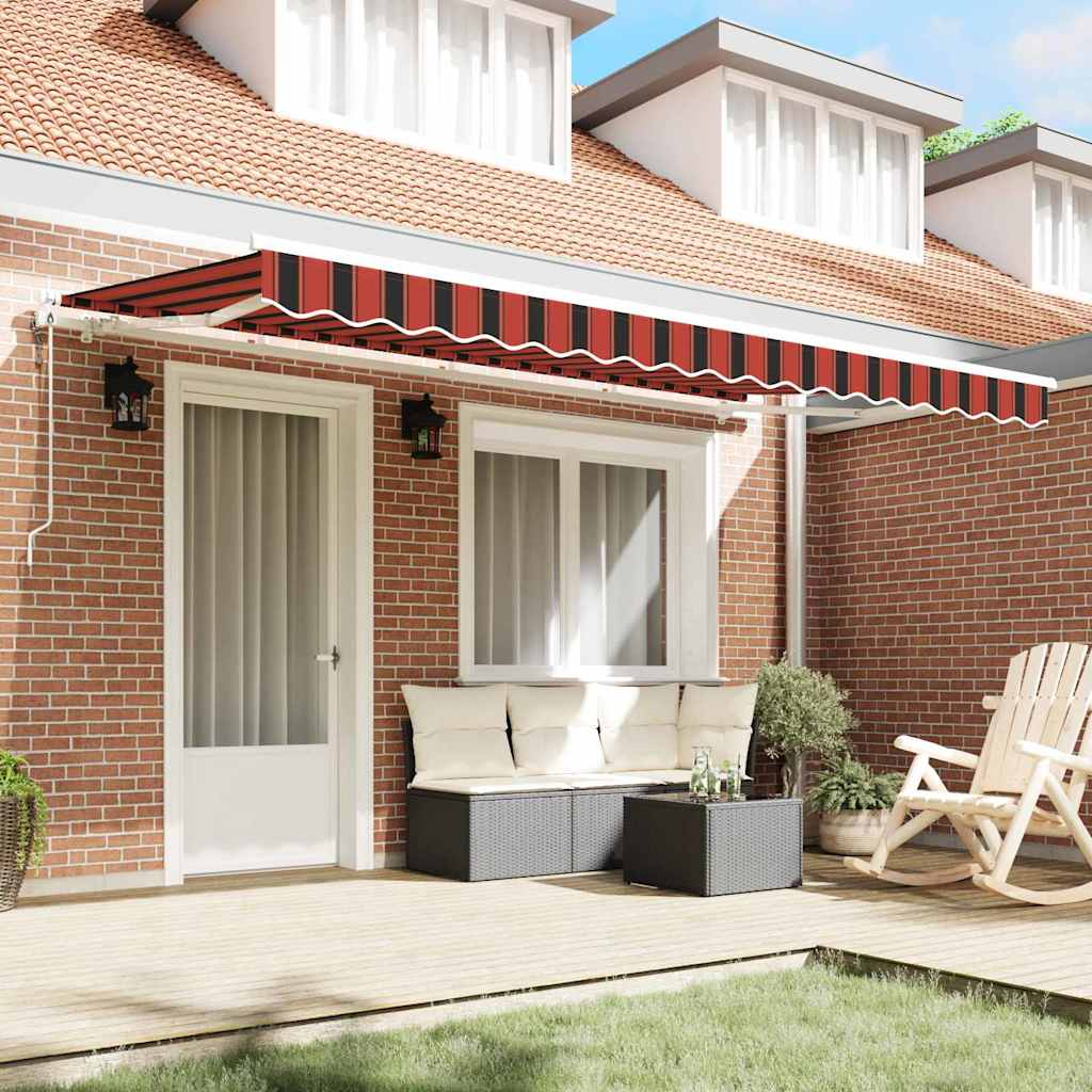 Ištraukiama markizė Geltona, oranžinė ir balta 3.5 x 2 m