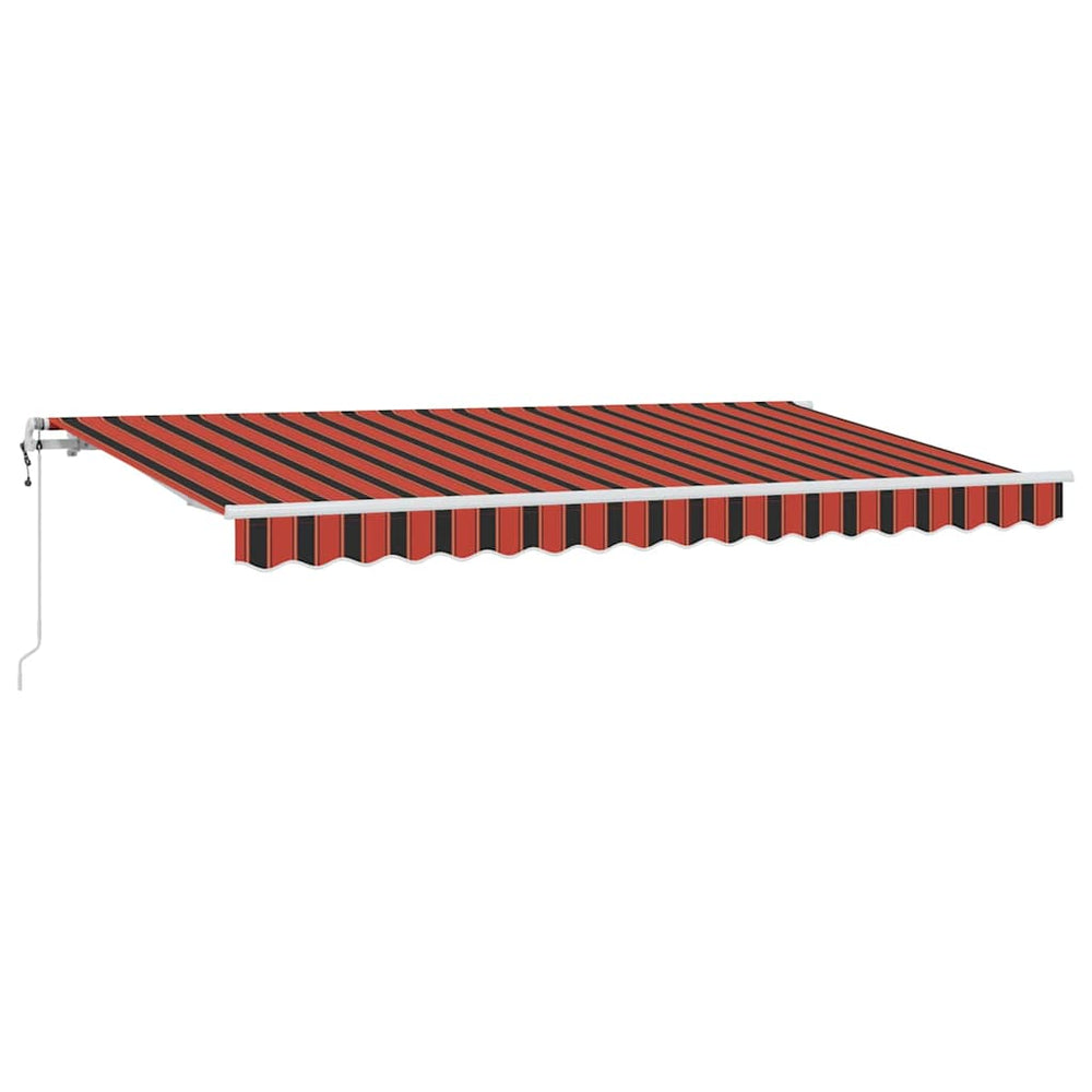 Ištraukiama markizė Geltona, oranžinė ir balta 3.5 x 2 m