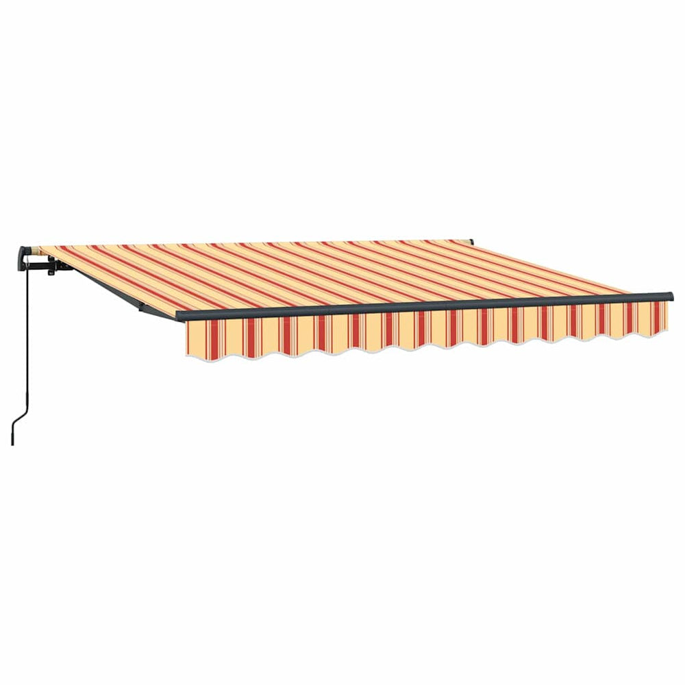 Ištraukiama markizė Geltona, oranžinė ir balta