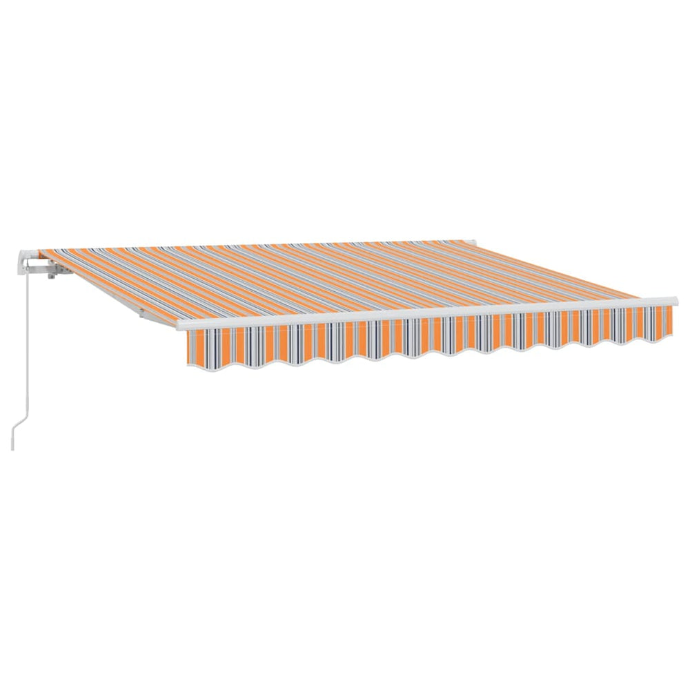 Ištraukiama markizė Geltona, oranžinė ir balta 3.5 x 2 m
