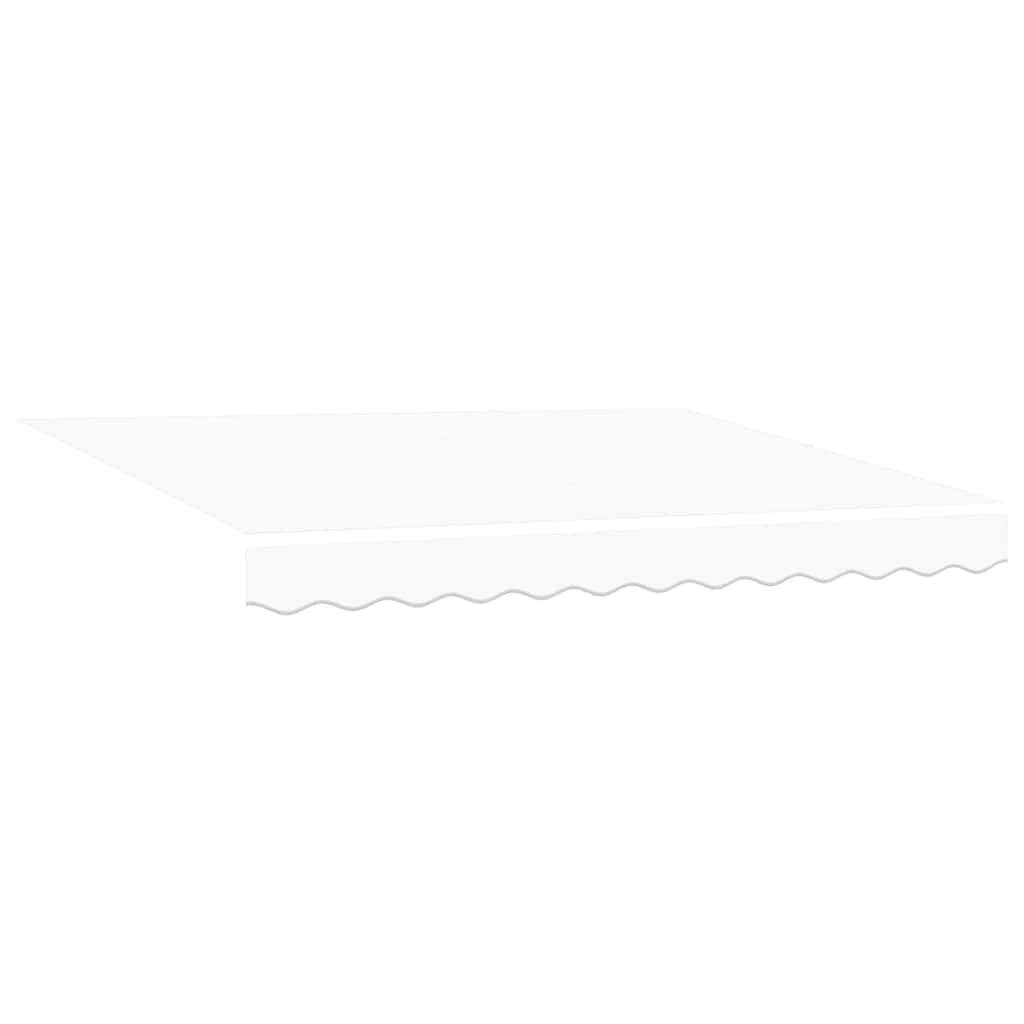 Ištraukiama markizė Balta 350x200 cm Audinys ir aliuminis