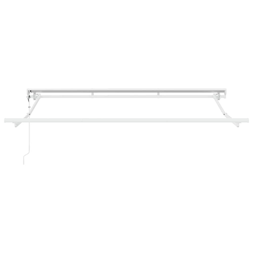 Ištraukiama markizė Balta 350x200 cm Audinys ir aliuminis