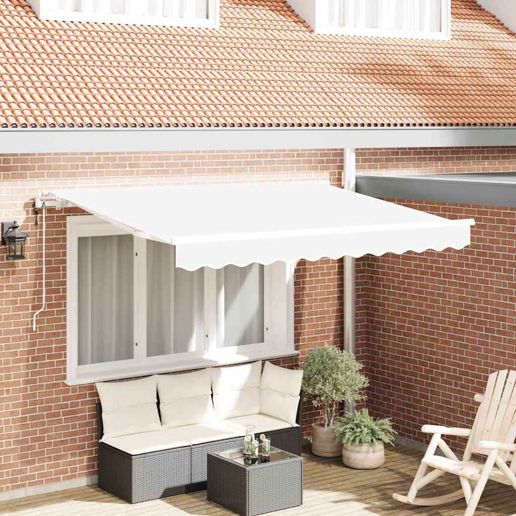 Izvelkams tents Balts 350 x 200 cm audums
