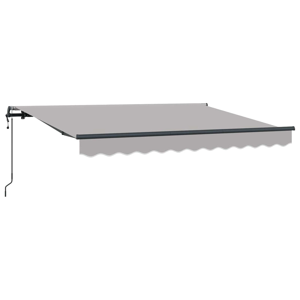 Ištraukiama markizė Šviesiai pilka 350 x 200 cm audinys