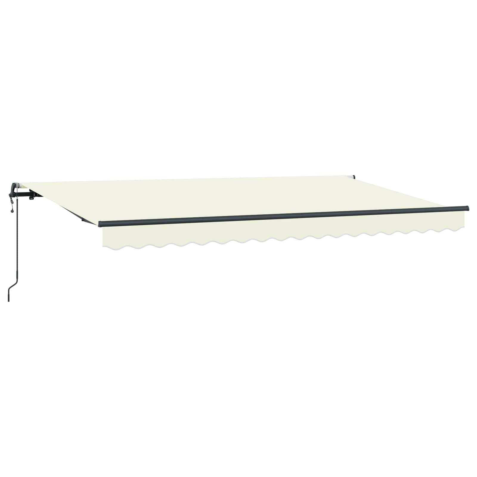 Izvelkama markīze Krēmkrāsas 400 x 200 cm audums