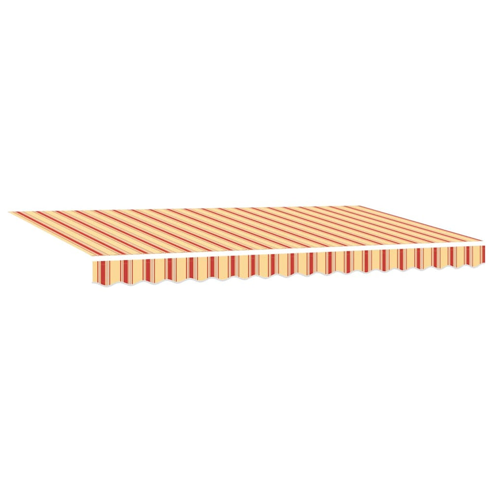 Ištraukiama markizė Geltona, oranžinė ir balta