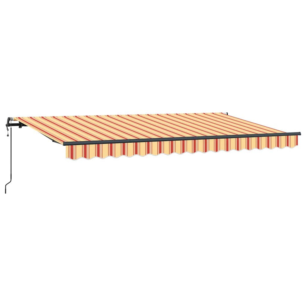 Ištraukiama markizė Geltona, oranžinė ir balta
