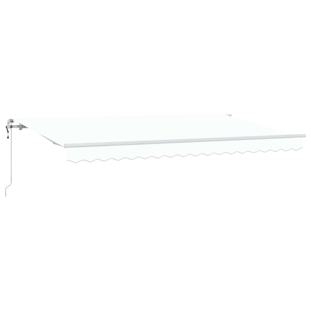 Ištraukiama markizė Balta 400 x 200 cm audinys