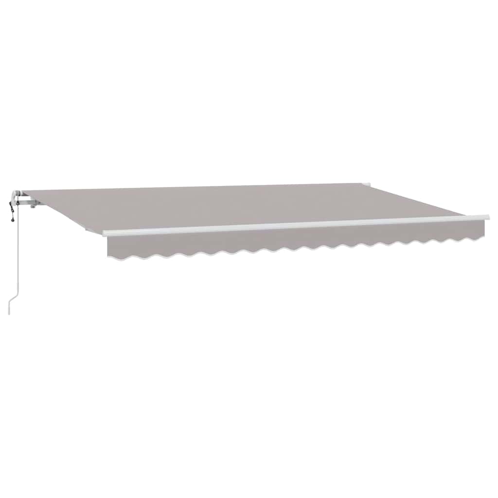 Ištraukiama markizė Šviesiai pilka 400 x 200 cm audinys