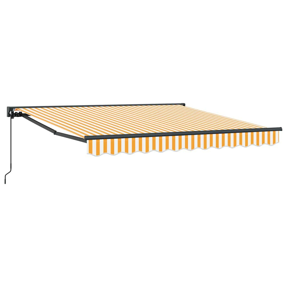 Ištraukiama markizė Geltona ir balta 300x250 cm