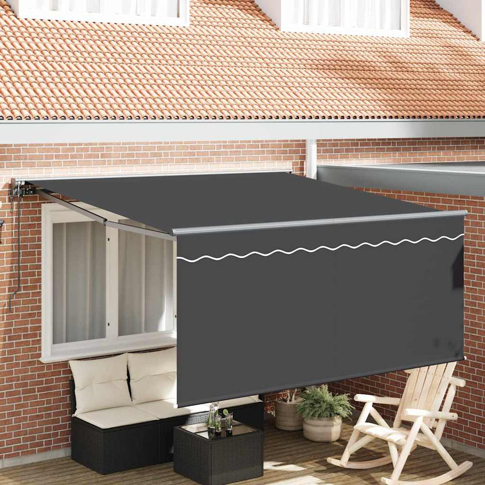 Ištraukiama markizė Antracito 300 x 250 cm Audinys