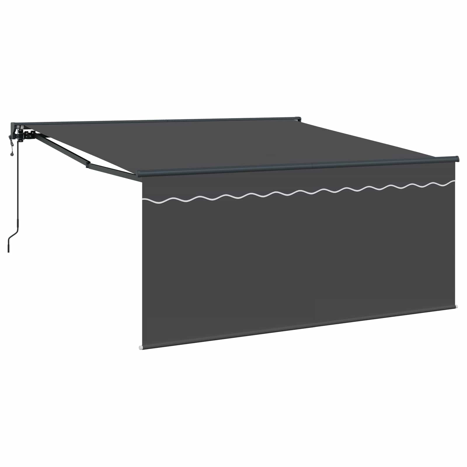 Izvelkams tents Antracīta 300 x 250 cm Audums