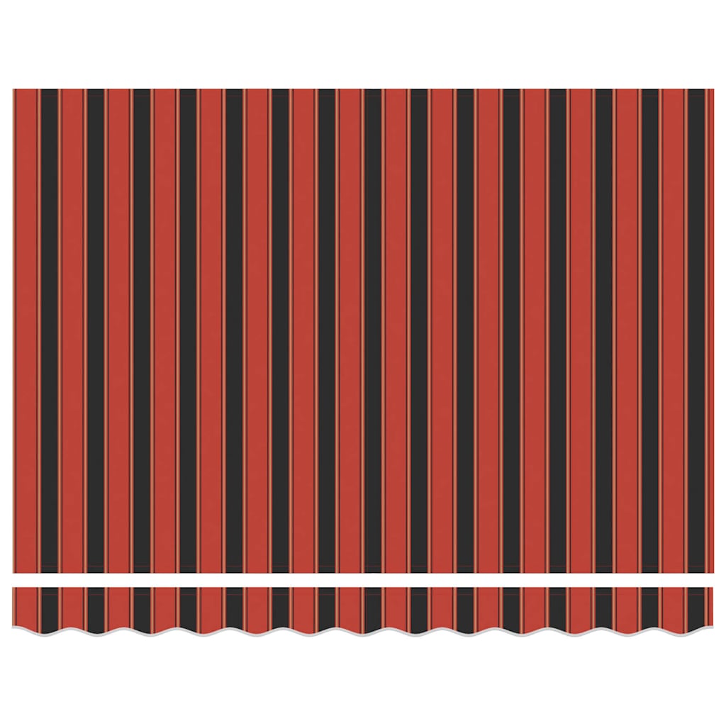 Ištraukiama markizė Dryžuotas Oranžinė ir ruda 300 x 250 cm
