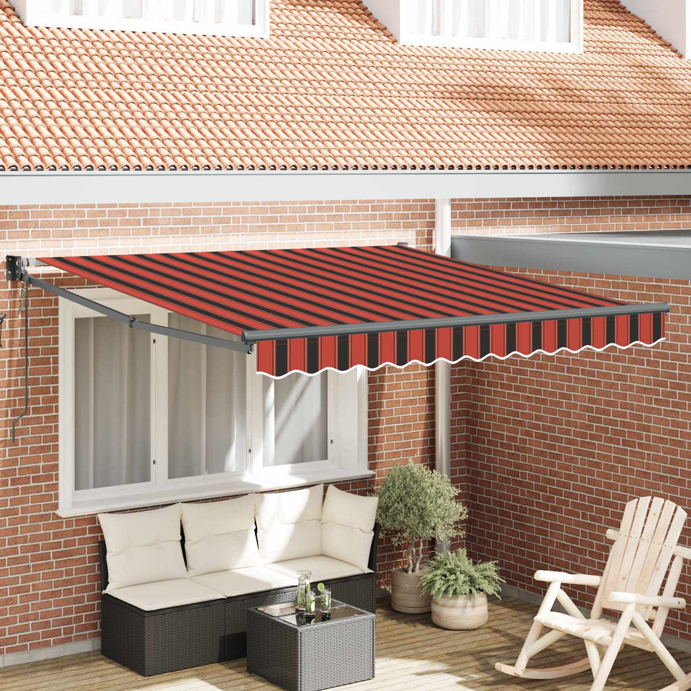 Electric retractable awning Orange 300 x 250 cm