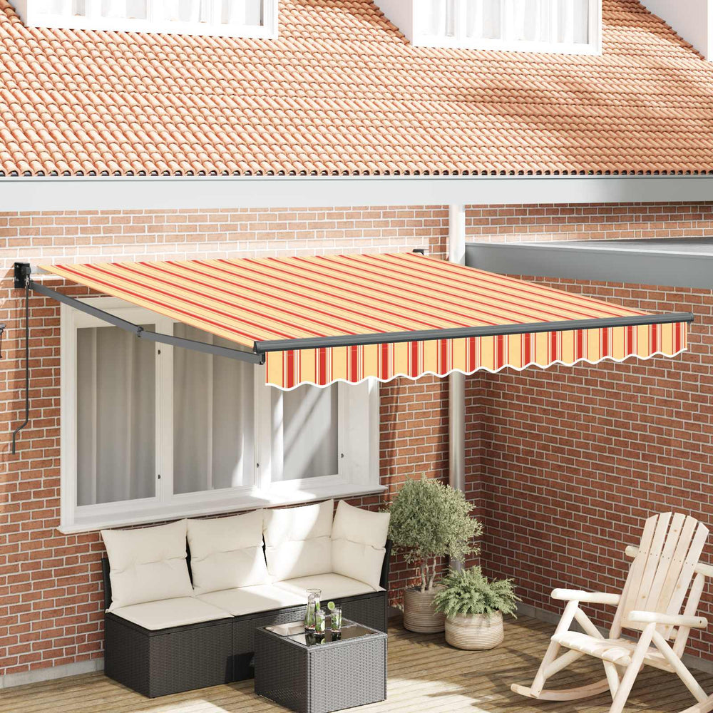 Ištraukiama markizė Geltona ir Oranžinė 300 x 250 cm