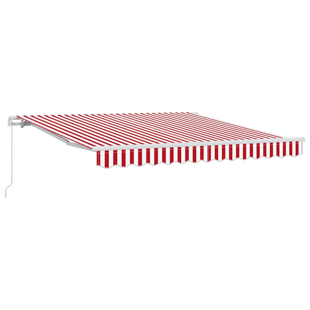 Ištraukiama markizė Dryžuotas Raudona ir balta 300 x 250 cm