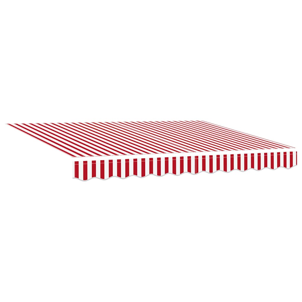 Ištraukiama markizė Dryžuotas Raudona ir balta 300 x 250 cm