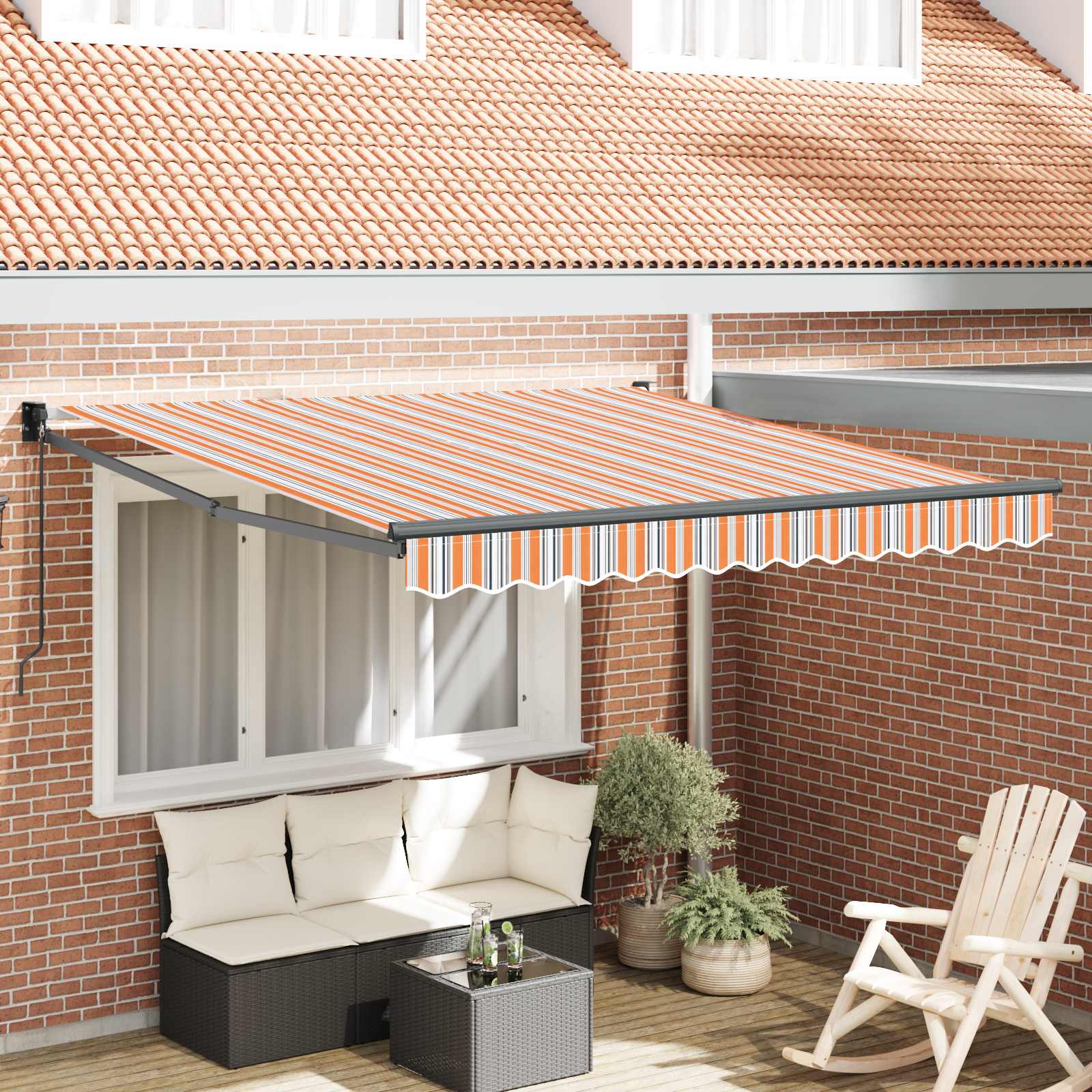 Awning Multicolour 300 x 250 x 165 cm Polyester