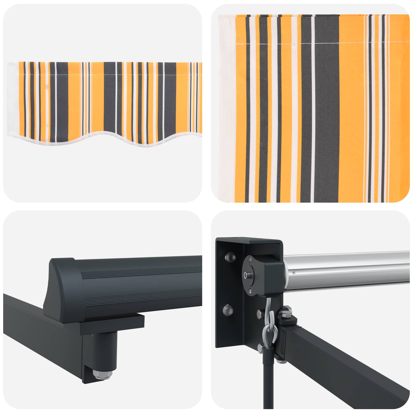 Awning Multicolour 300 x 250 x 165 cm Polyester